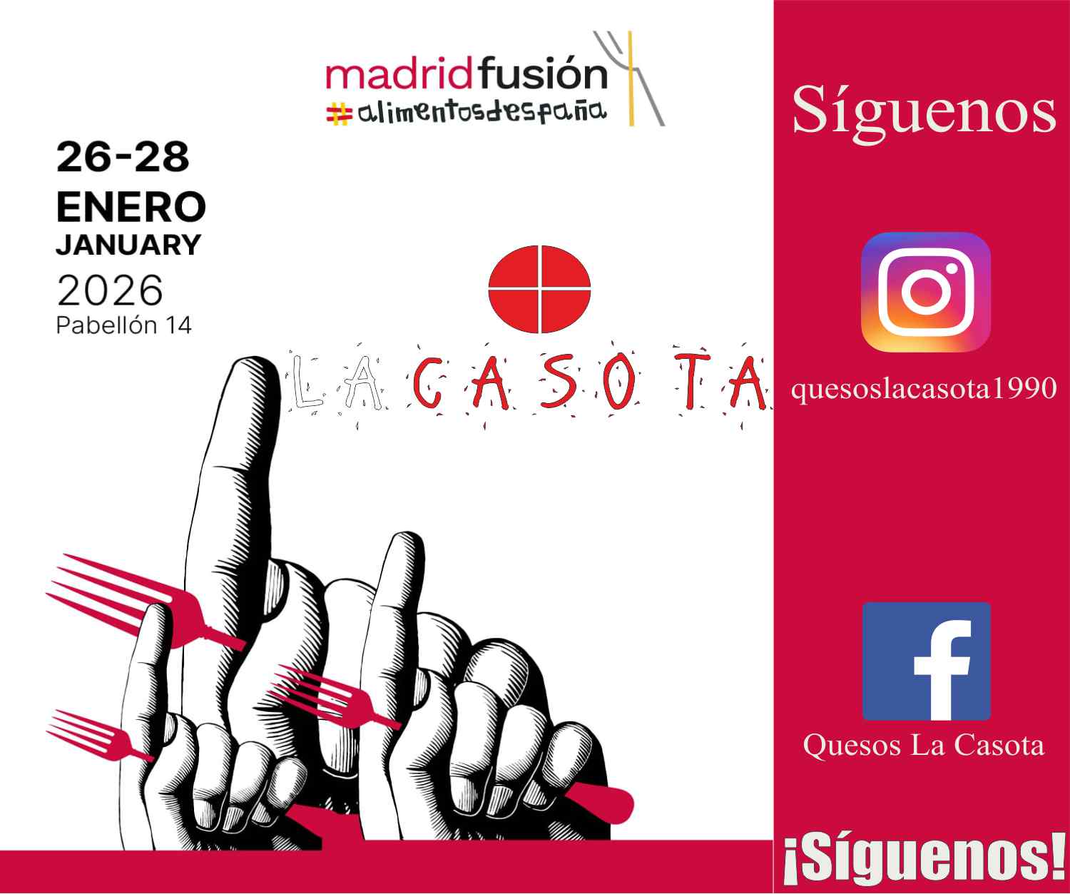 Madrid Fusión 2026 vuelve a ser clave para Quesos La Casota en su ampliación de negocio
